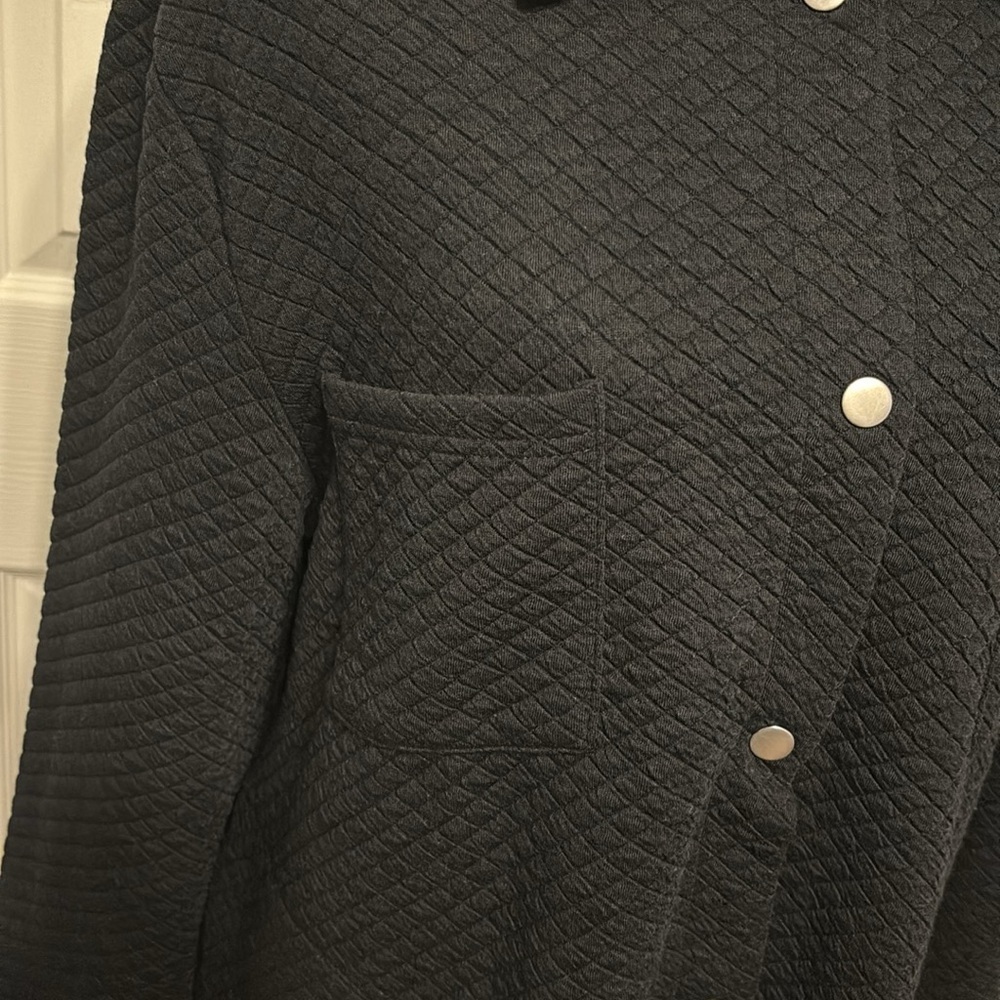 Muk Luks Quilted Shacket - Picture 4 of 13